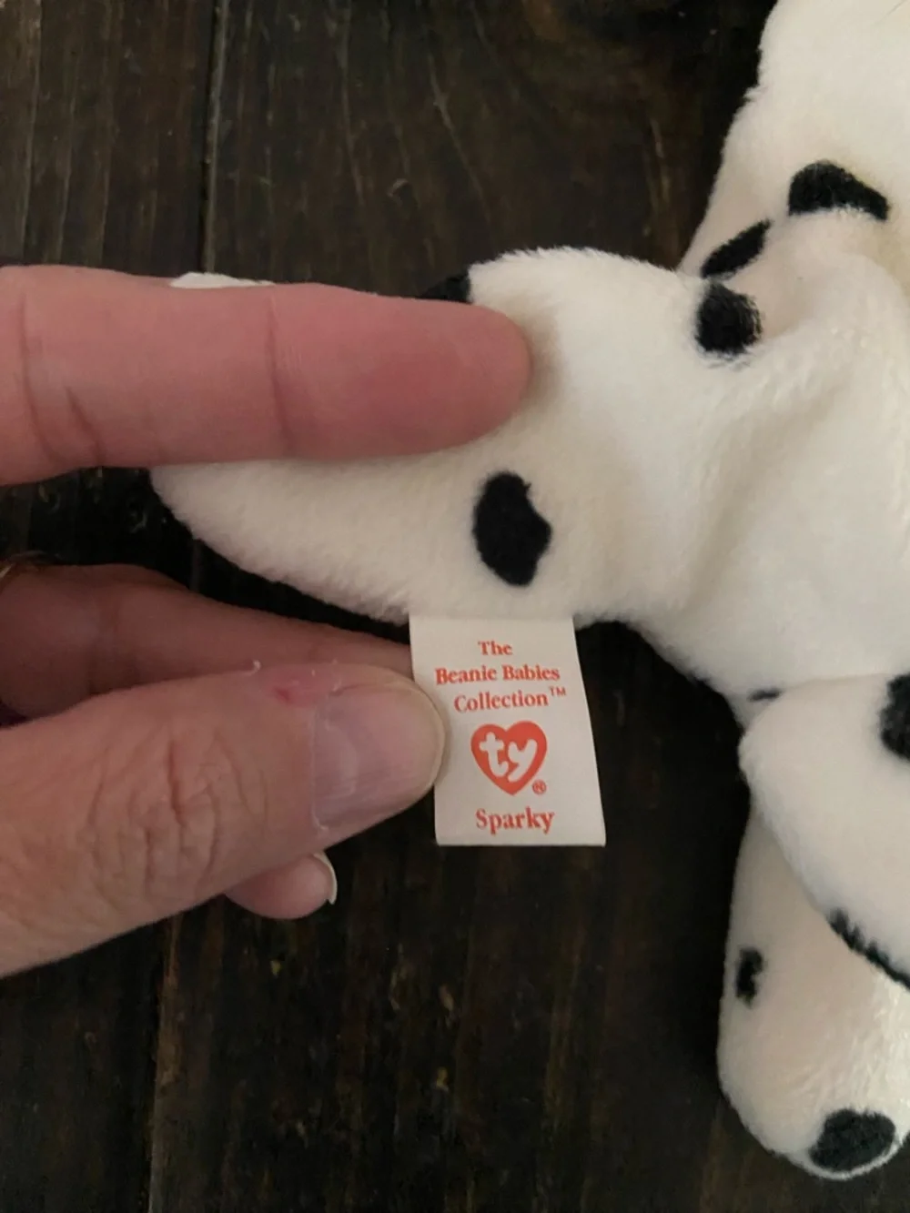 TY Beanie Baby Plush Dog Collection - Assorted Tan, Brown, White, Black, Gray